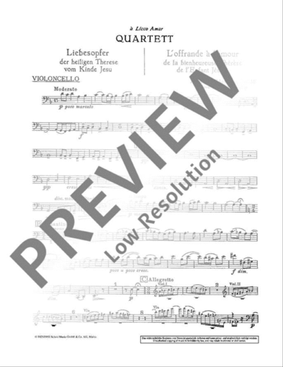 Quartet String Quartet scores gallery preview page 14