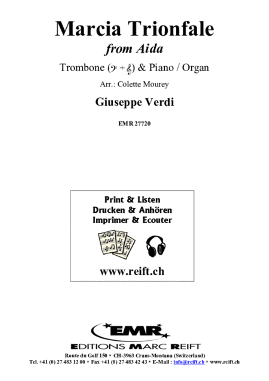 Marcia Trionfale Organ scores gallery preview page 2