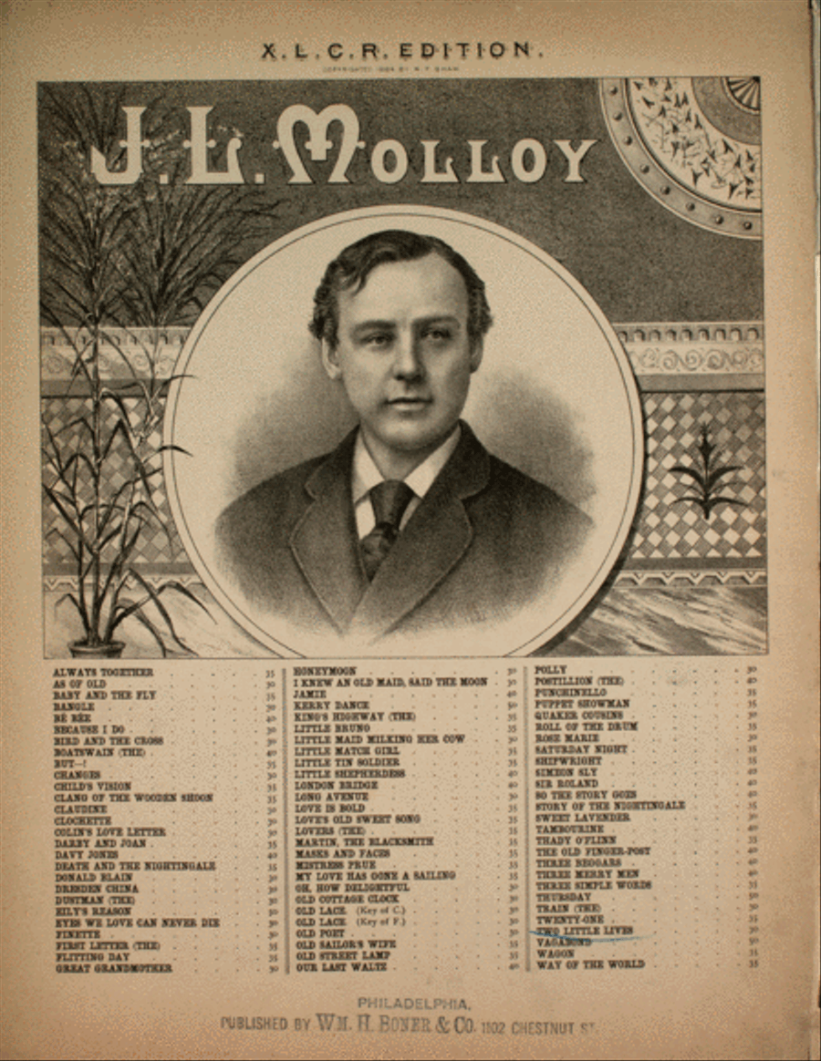 J.L. Molloy. Two Little Lives Voice scores gallery preview page 1