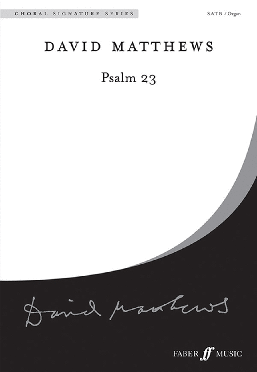 Psalm 23 Psalm 23 4-Part scores gallery preview page 1