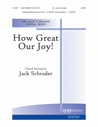 Book cover for How Great Our Joy!