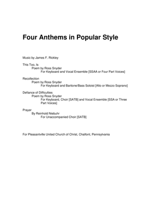 Four Anthems in Popular Style