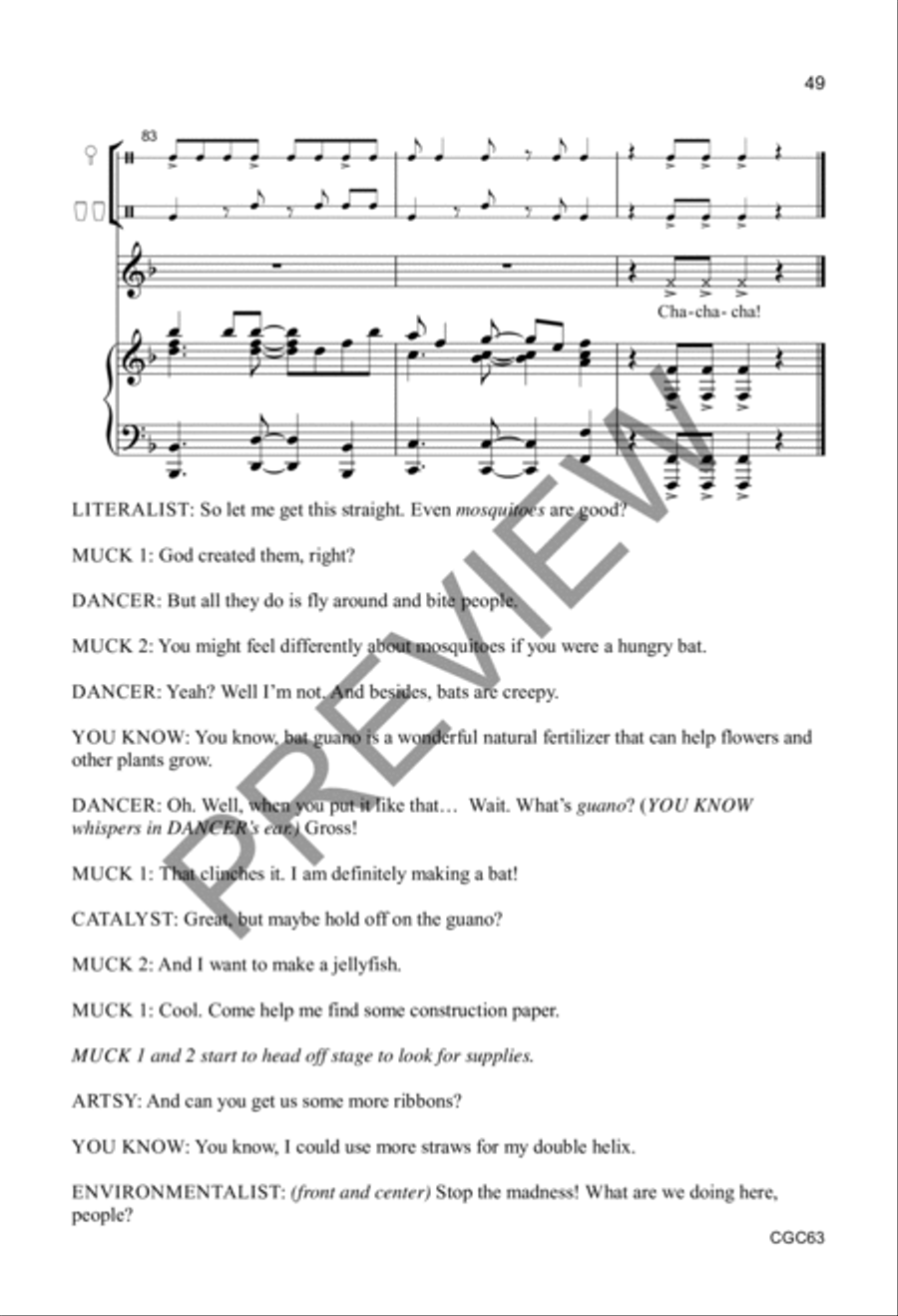In the Image Preview Kit (Score & CD) Unison Choir scores gallery preview page 20
