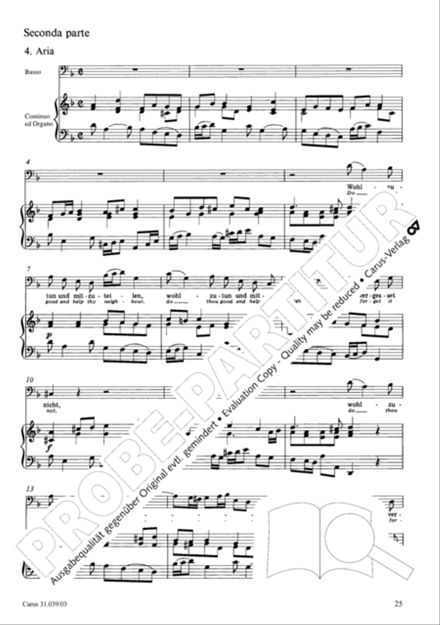 Give the hungry ones thy bread (Brich dem Hungrigen dein Brot) 4-Part scores gallery preview page 26