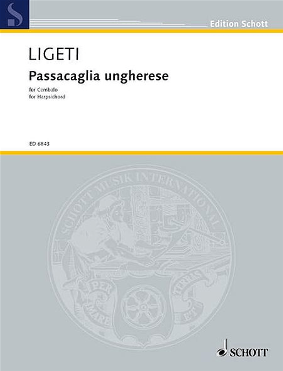 Passacaglia Ungherese Harpsichord scores gallery preview page 1
