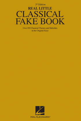 Book cover for The Real Little Classical Fake Book - 2nd Edition