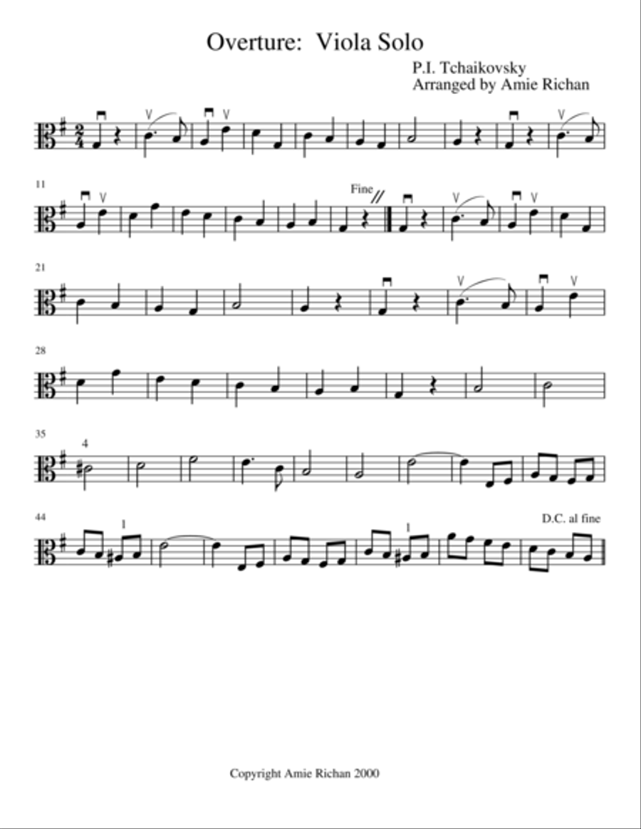 The Violist's Nutcracker Viola Solo scores gallery preview page 1