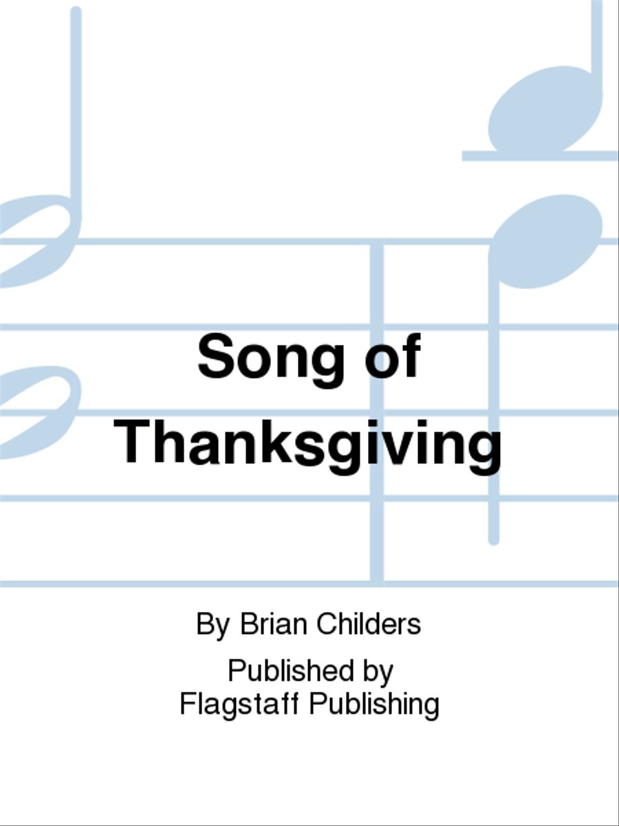 Song of Thanksgiving 5-Octaves scores gallery preview page 1