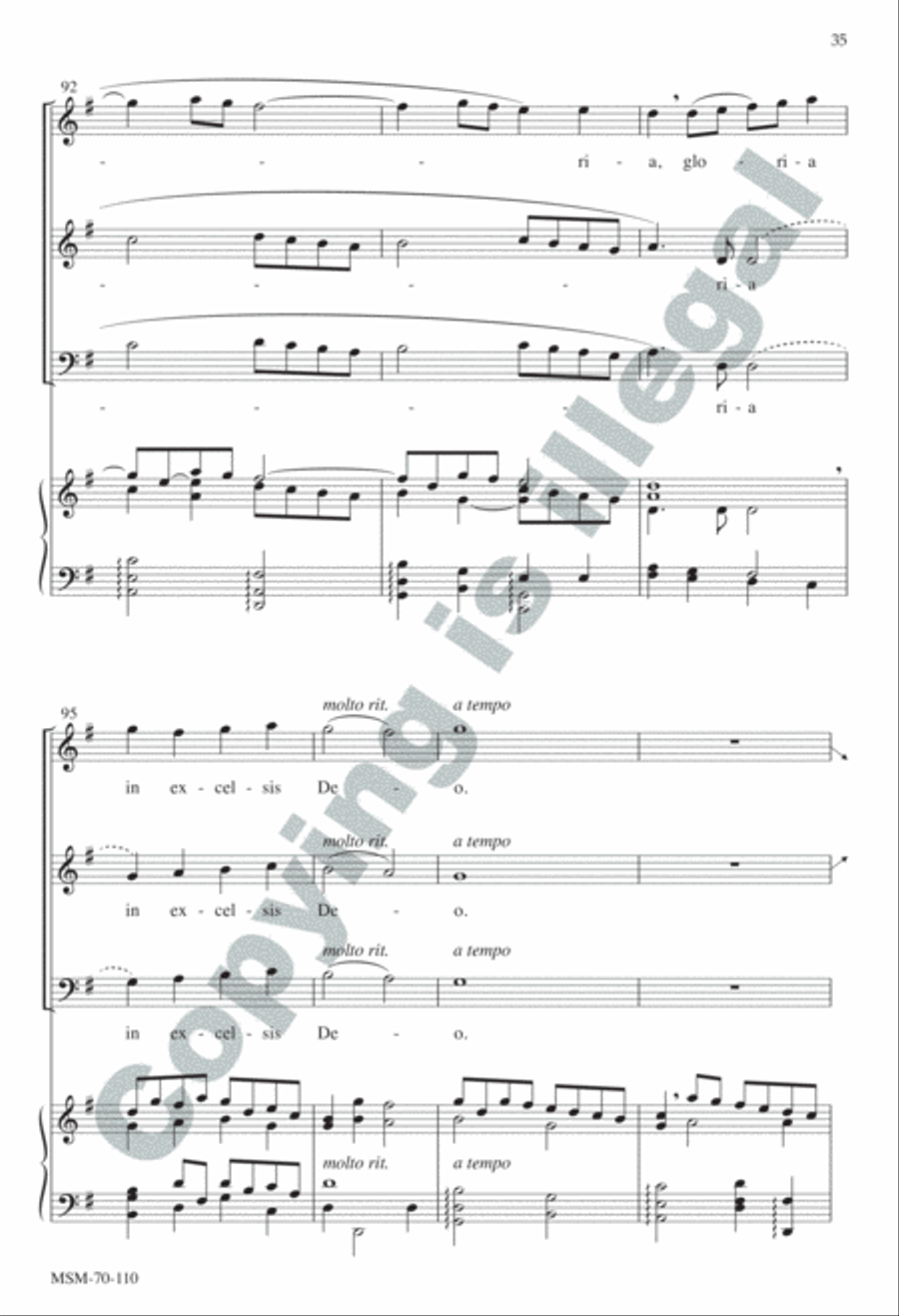 A Carol Suite SSATBB scores gallery preview page 35