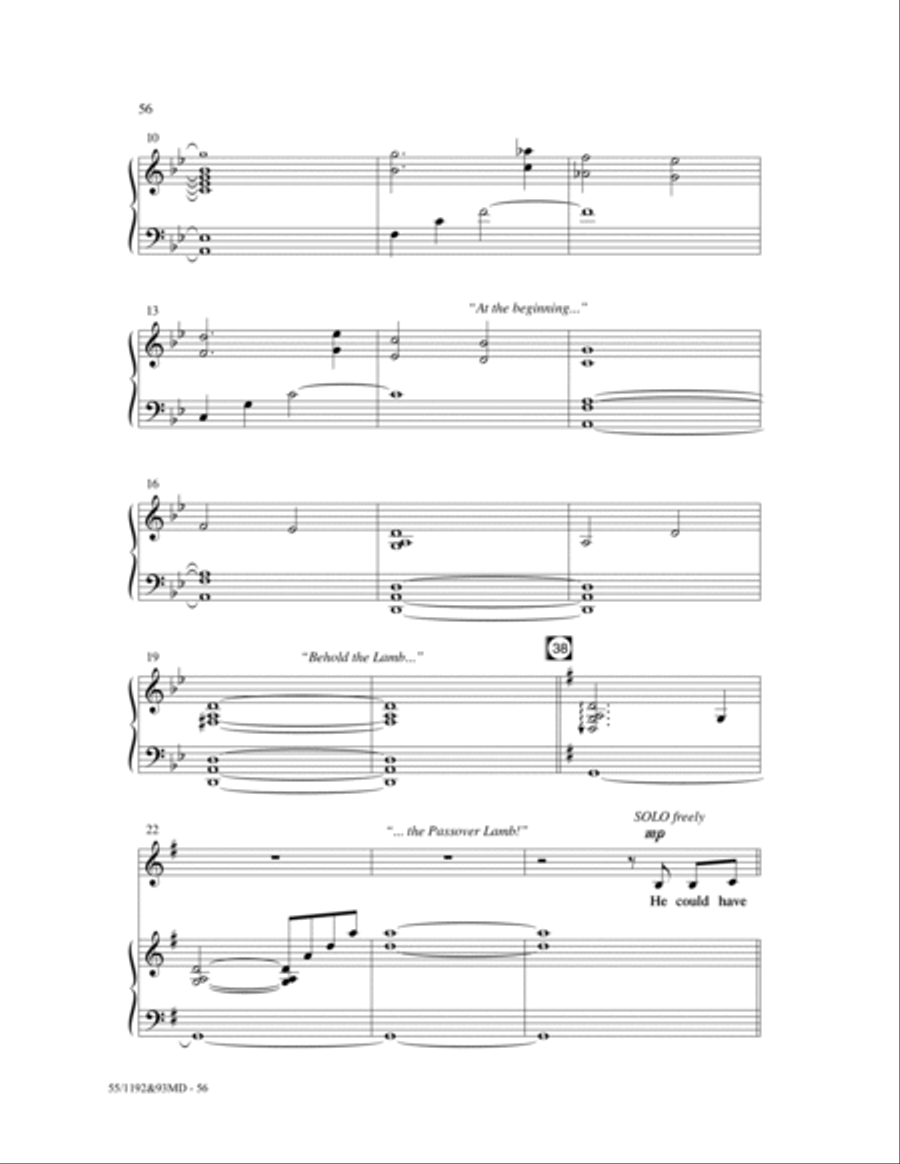 The Lamb 4-Part scores gallery preview page 33