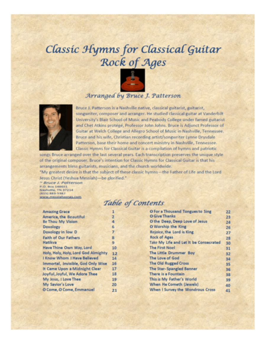 Rock of Ages Guitar Solo scores gallery preview page 1