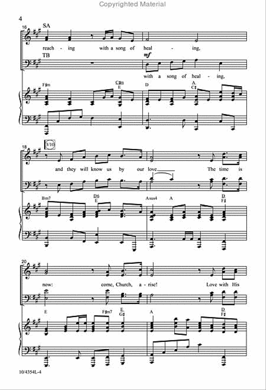 By Our Love By Our Love 4-Part scores gallery preview page 4