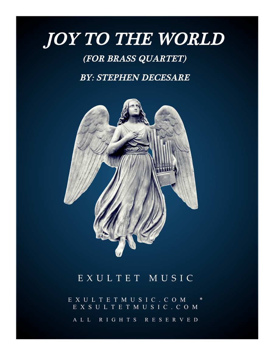 Joy To The World (for Brass Quartet and Piano) Brass Quartet scores gallery preview page 1