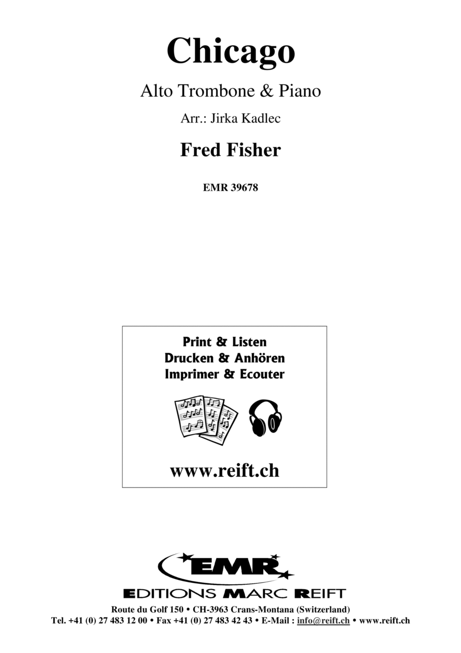 Chicago Piano Accompaniment scores gallery preview page 1