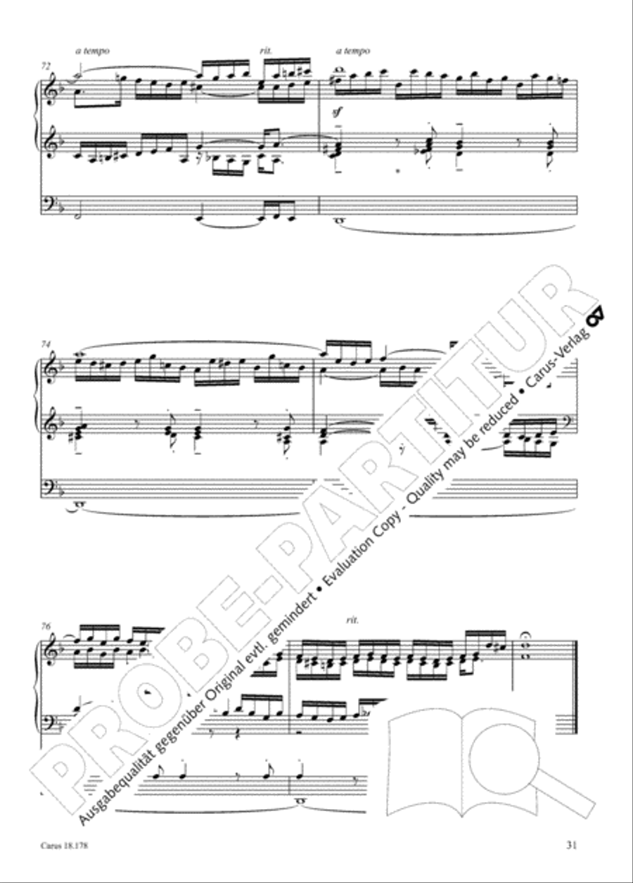 Symphonie No. II pour Orgue Organ scores gallery preview page 46