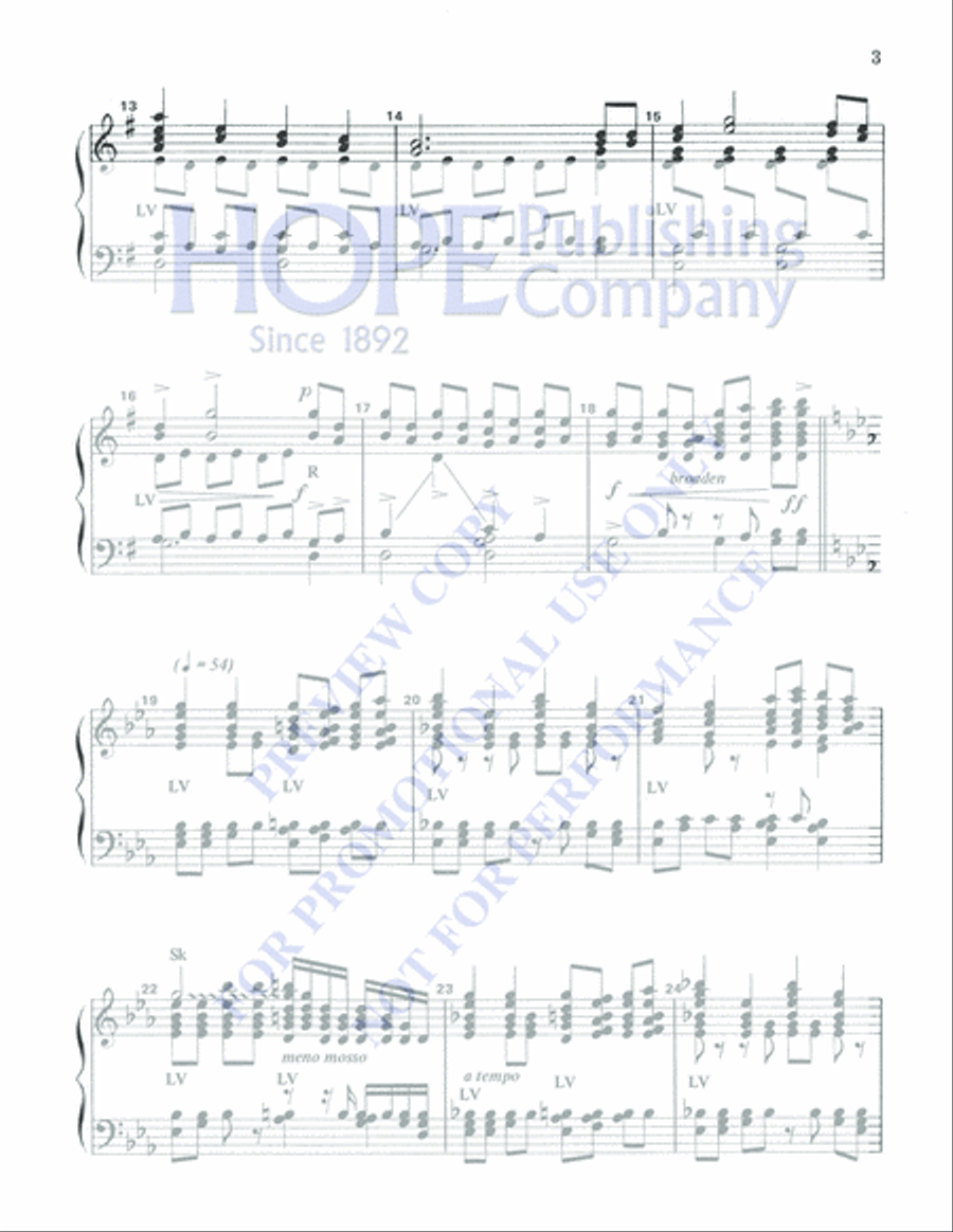 Savior, Like a Shepherd Lead Us 3-Octaves scores gallery preview page 3