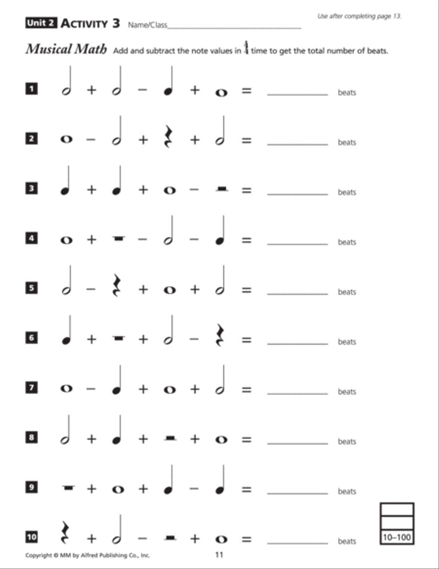 Alfred's Essentials of Music Theory, Book 1 Reproducible Packs scores gallery preview page 3