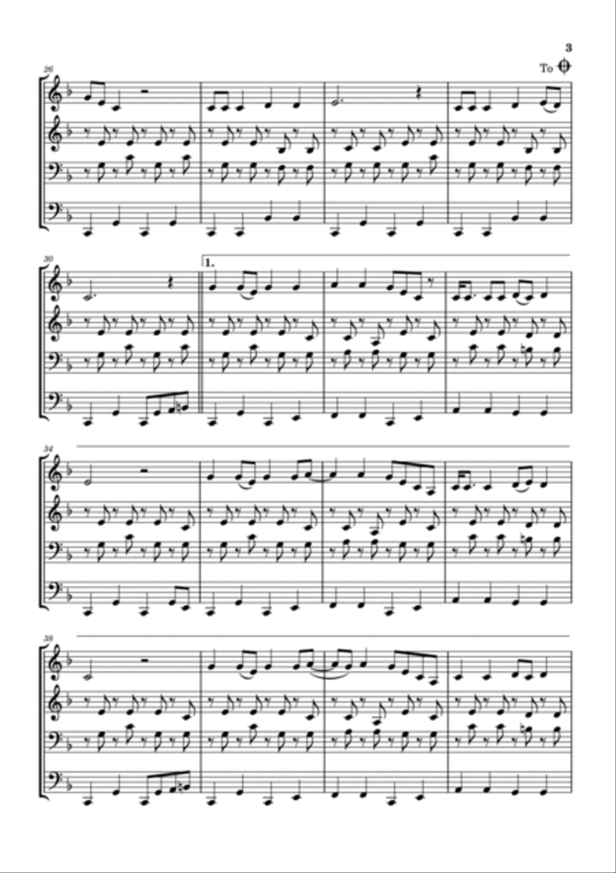 Rocky Top Brass Quartet scores gallery preview page 4