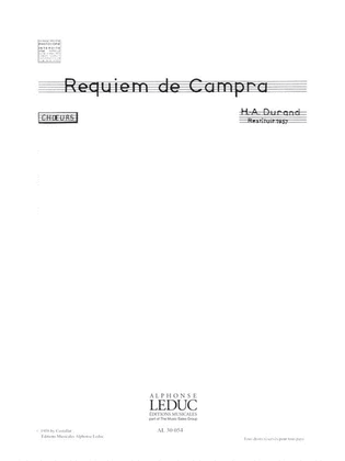 Book cover for Requiem (choral-mixed Accompanied)