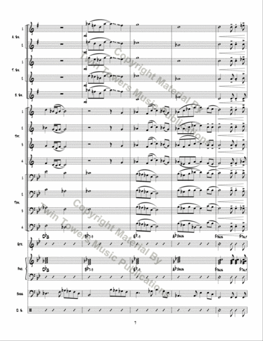 Espionage 2.0 Jazz Ensemble scores gallery preview page 8