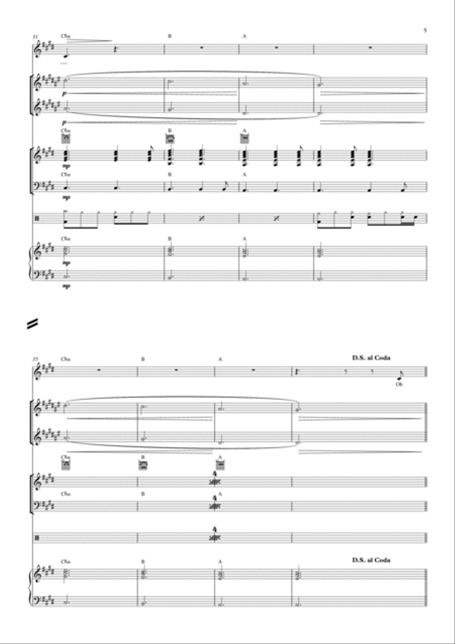 O Come, O Come, Emmanuel Small Ensemble scores gallery preview page 5