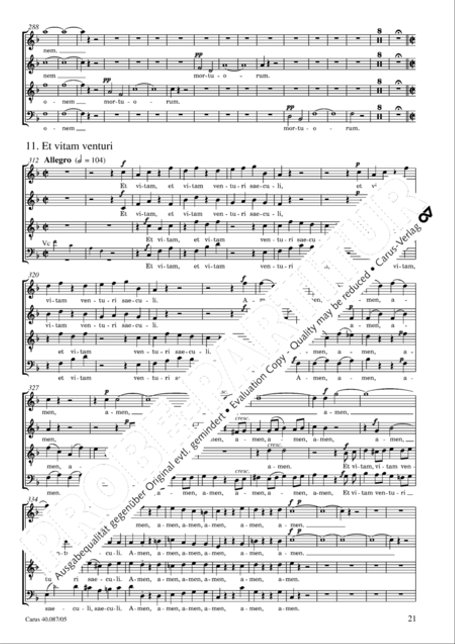 Messe solenelle in G 4-Part scores gallery preview page 22