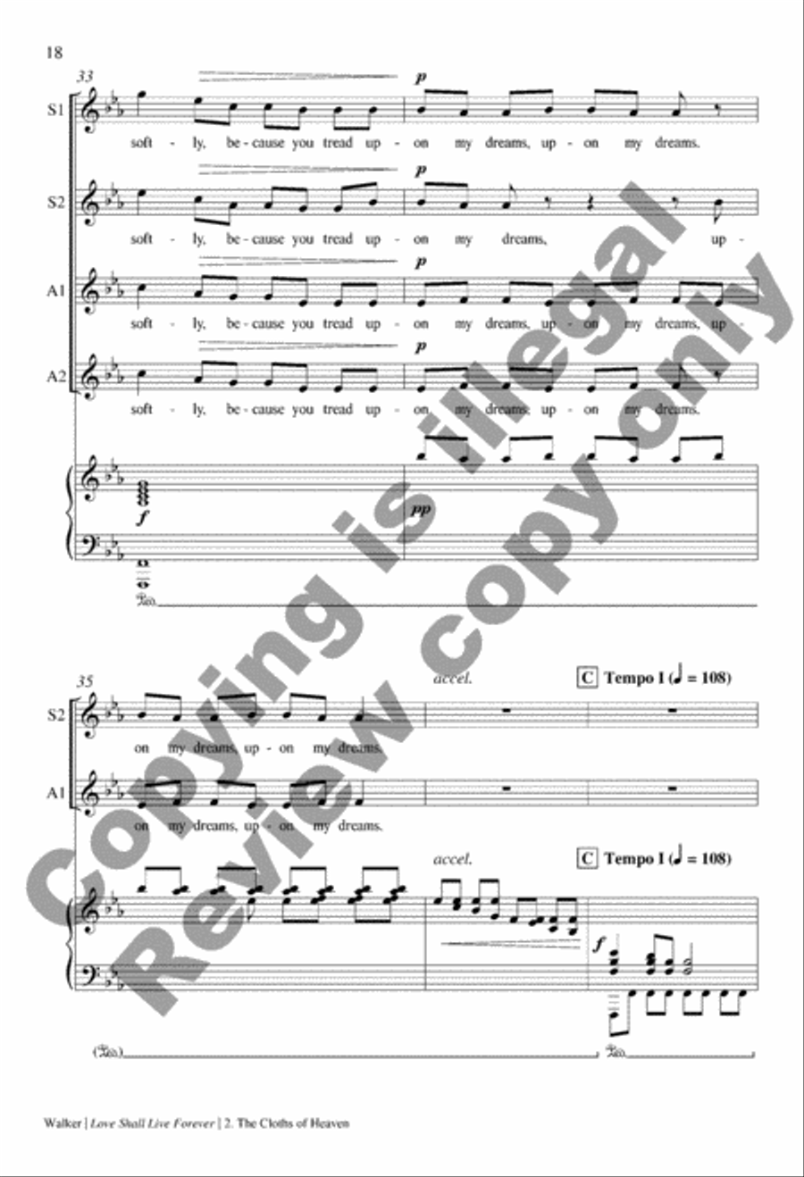 Love Shall Live Forever SSAA scores gallery preview page 19