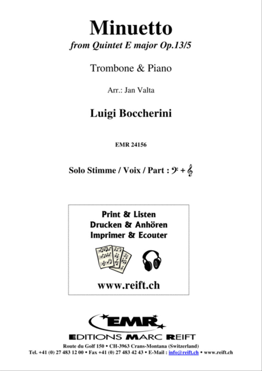 Minuetto Piano Accompaniment scores gallery preview page 2