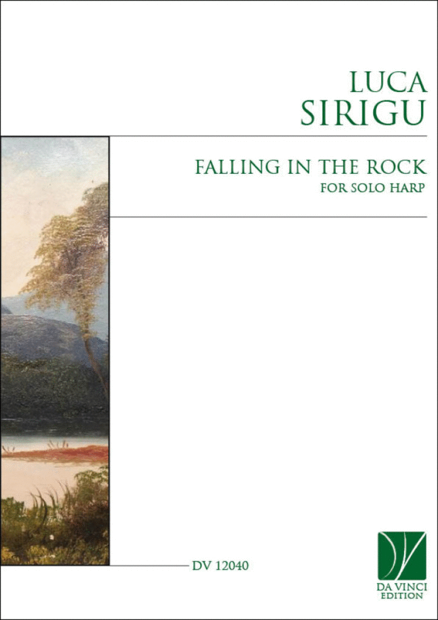 Falling in the Rock, for Solo Harp Harp scores gallery preview page 1