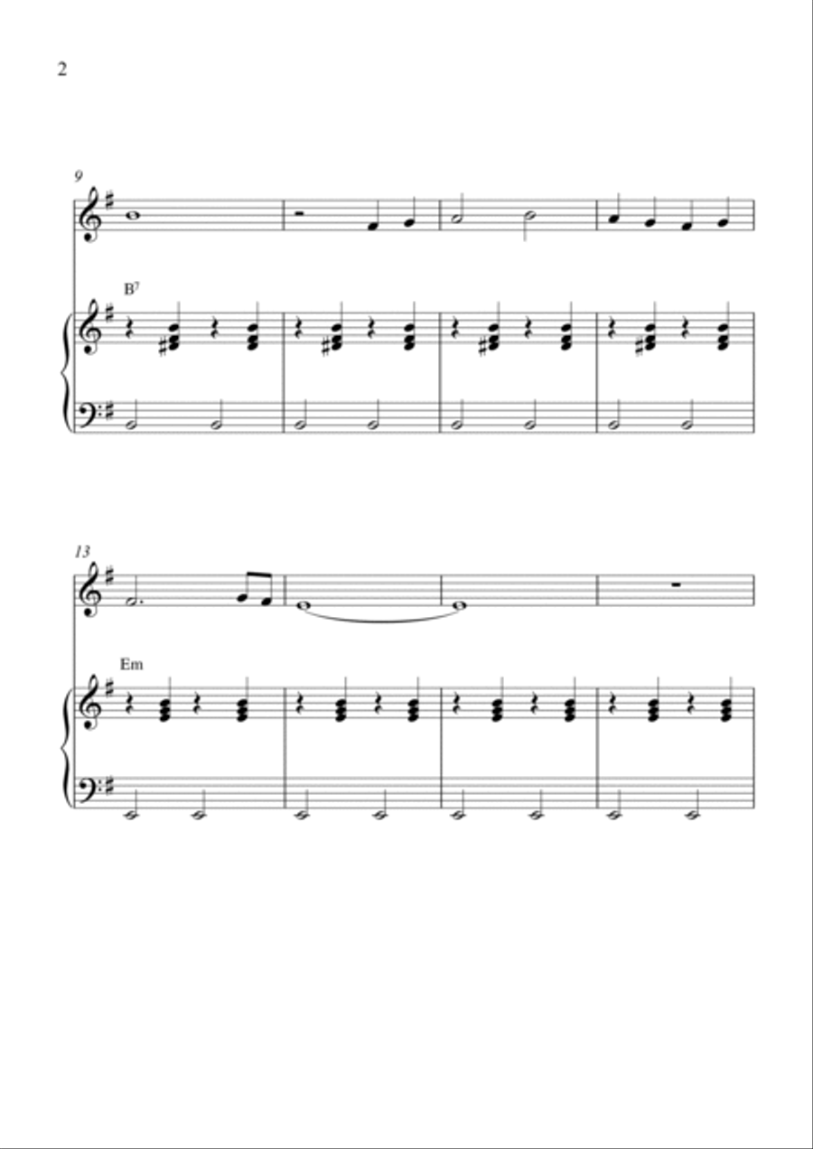 One Way Ticket (to The Blues) Piano scores gallery preview page 2