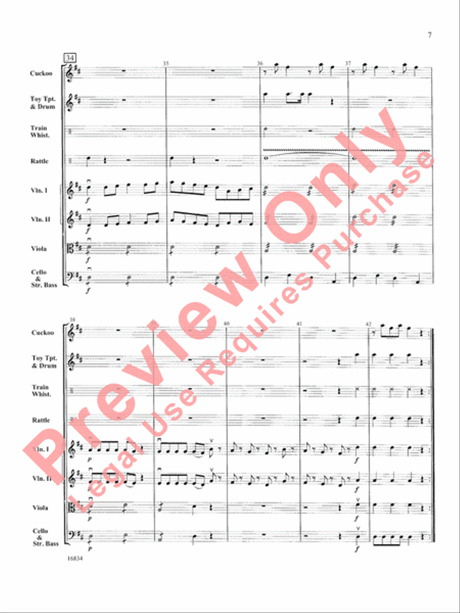 Toy Symphony String Orchestra scores gallery preview page 8
