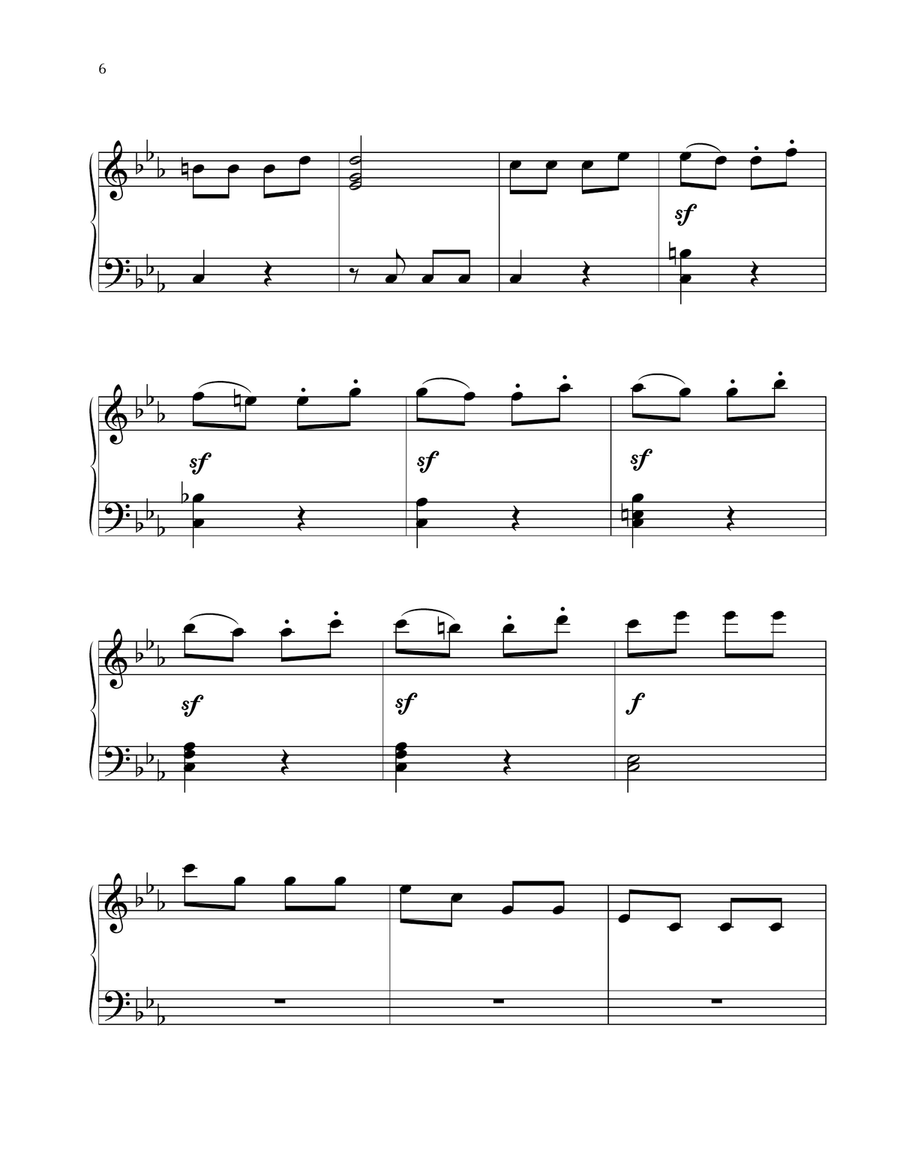 Symphony No. 5, Movement 1 (from Fantasia 2000) Voice scores gallery preview page 3