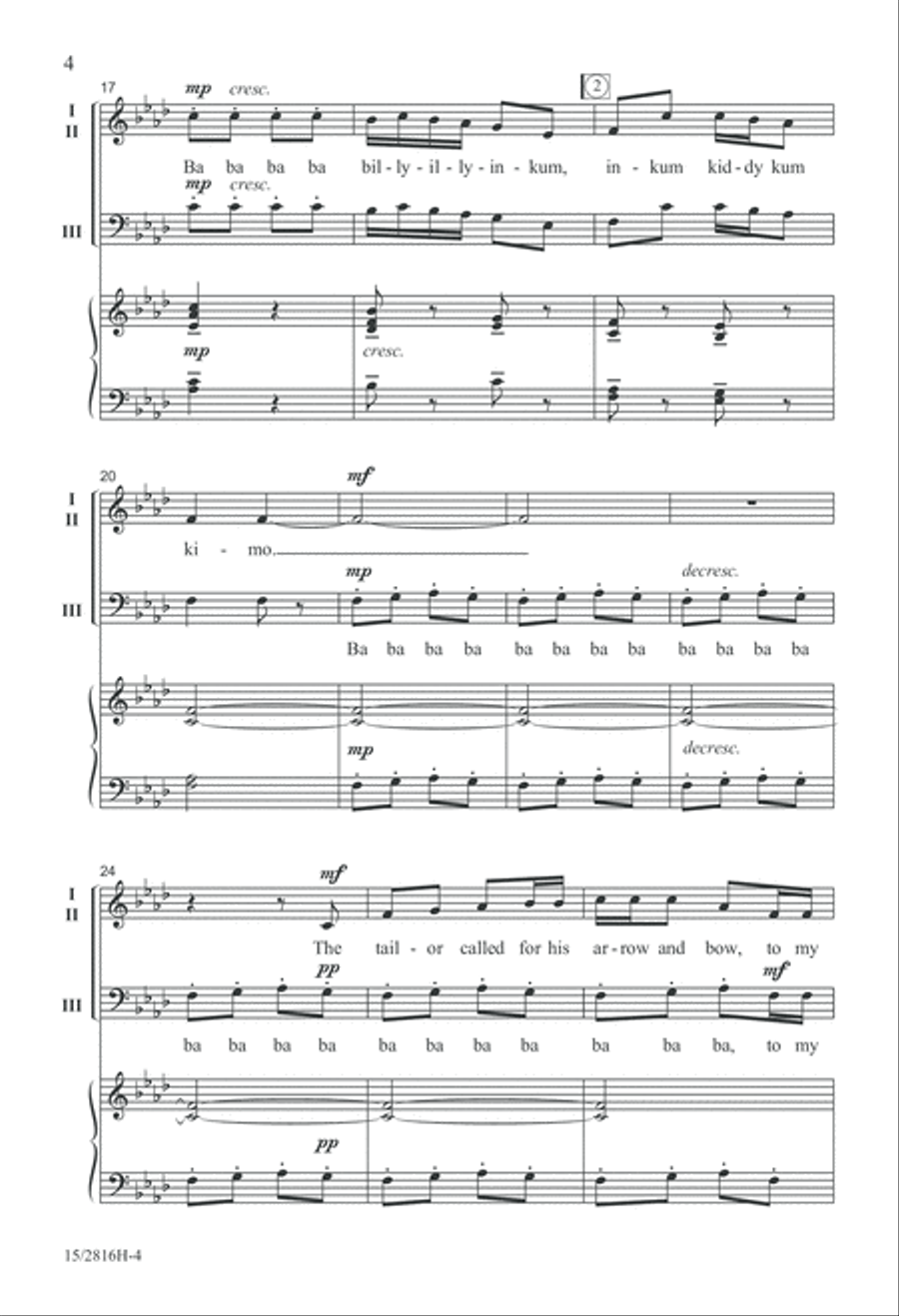 Kimineero (The Carrion Crow) 3-Part scores gallery preview page 5