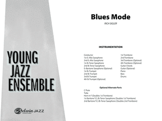 Book cover for Blues Mode: Score