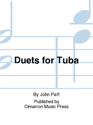 Book cover for Duets for Tuba
