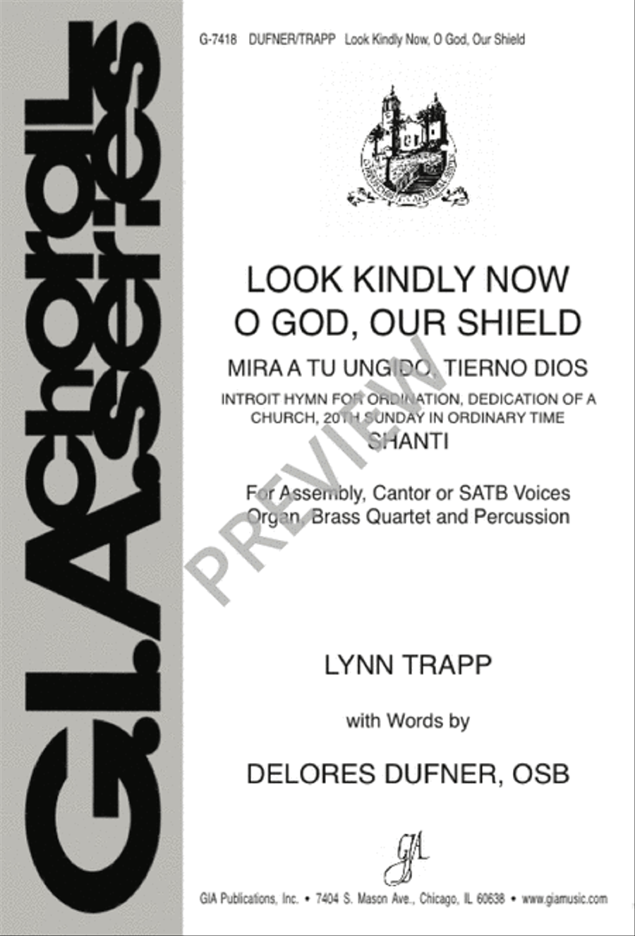 Look Kindly Now, O God, Our Shield / Mira a Tu Ungido, Tierno Dios 4-Part scores gallery preview page 1