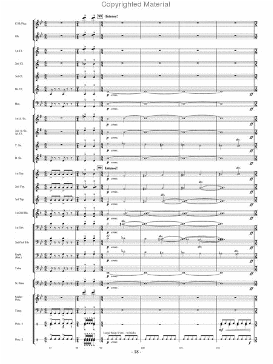 Flight of Valor Concert Band scores gallery preview page 17
