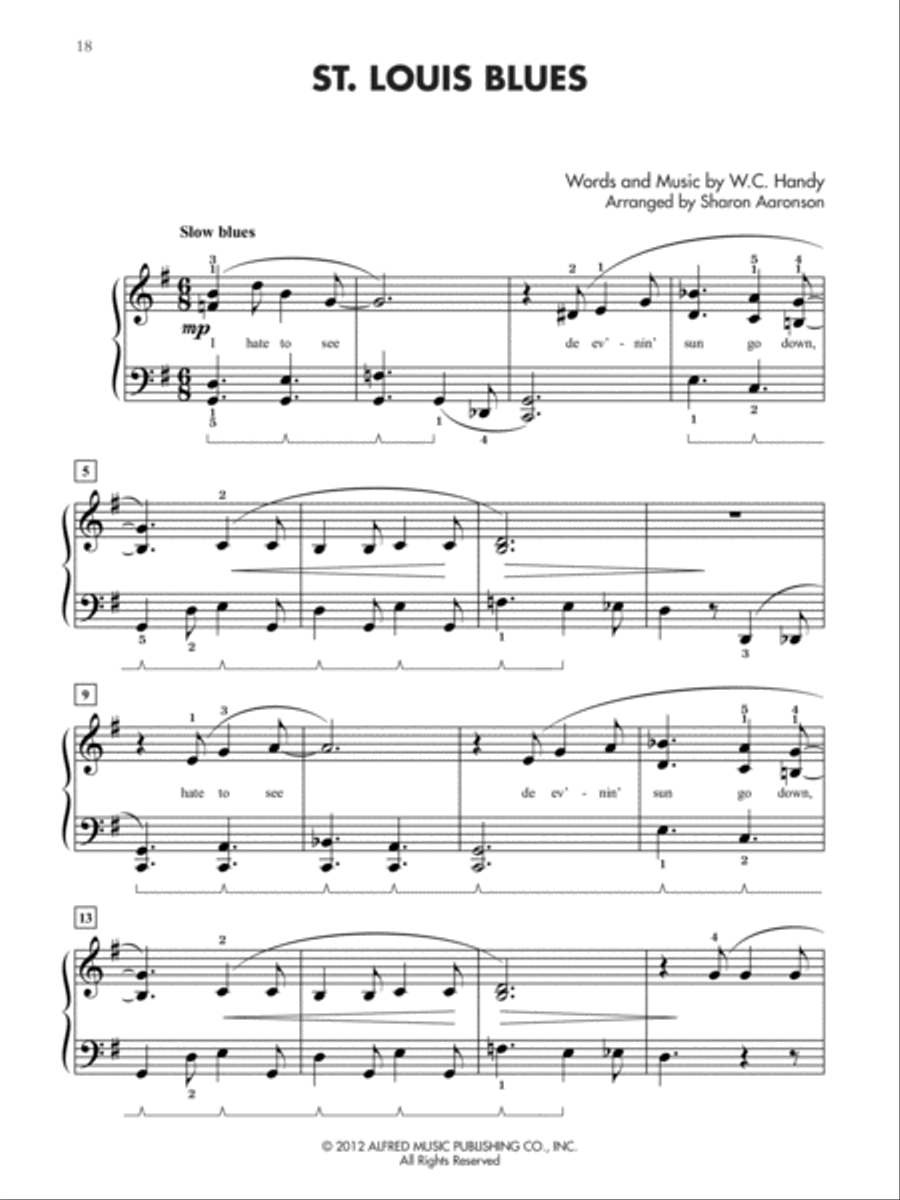 Jazz Standards for Students, Book 2 Piano Method scores gallery preview page 5