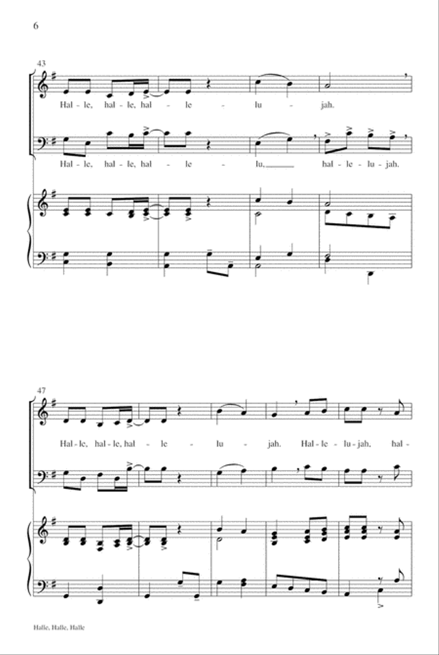 Halle, Halle 4-Part scores gallery preview page 7