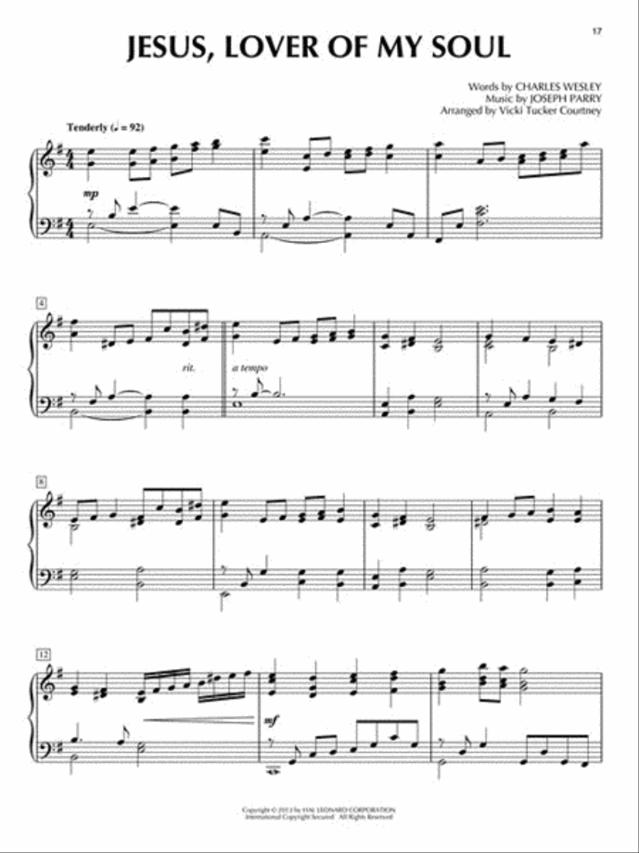 Hymn Solos for Worship Hymn Solos for Worship Piano Solo scores gallery preview page 3