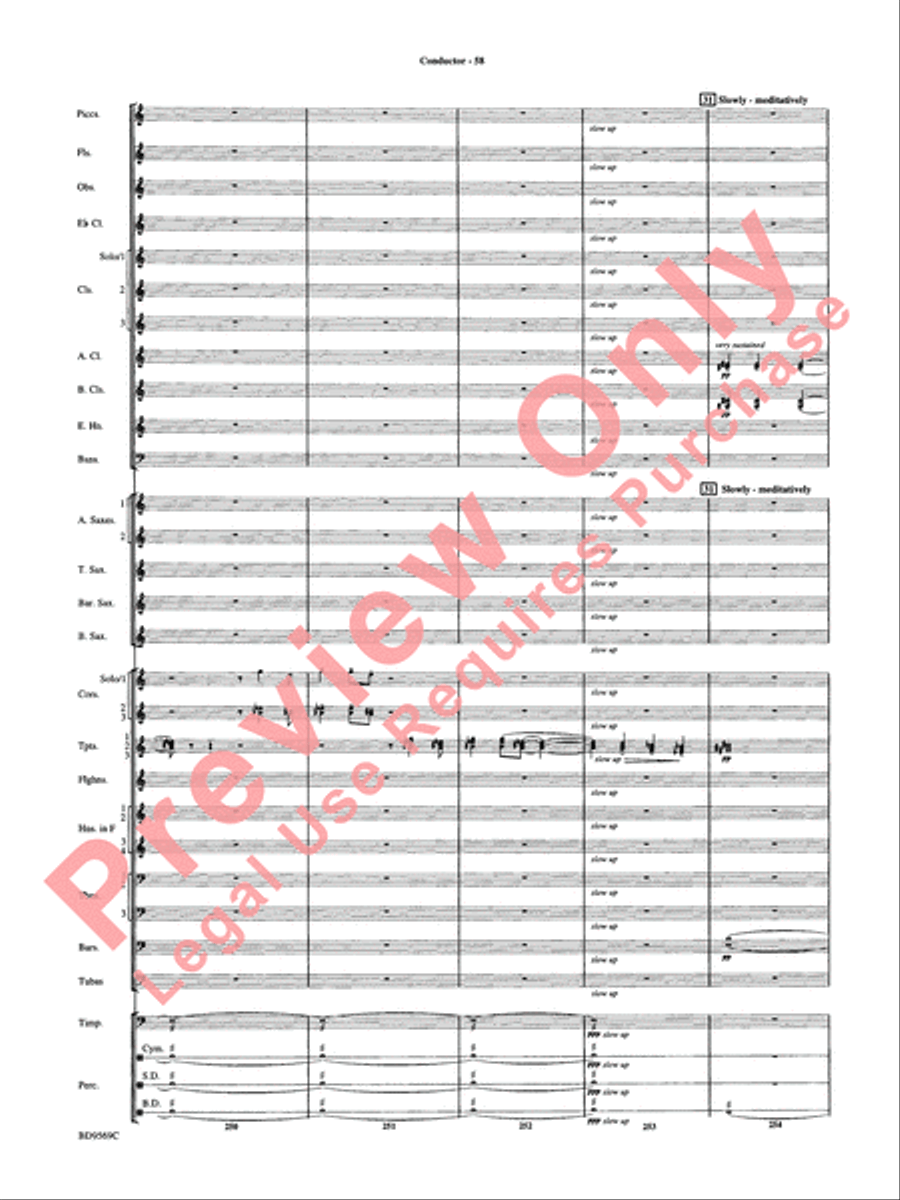 Jericho Concert Band scores gallery preview page 63