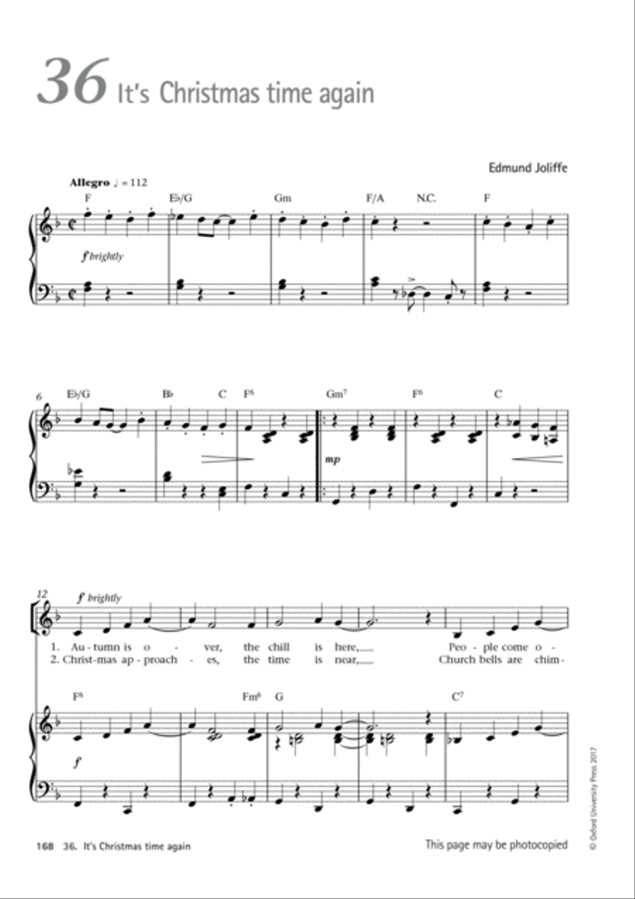 Junior Voiceworks at Christmas + CD 4-Part scores gallery preview page 11