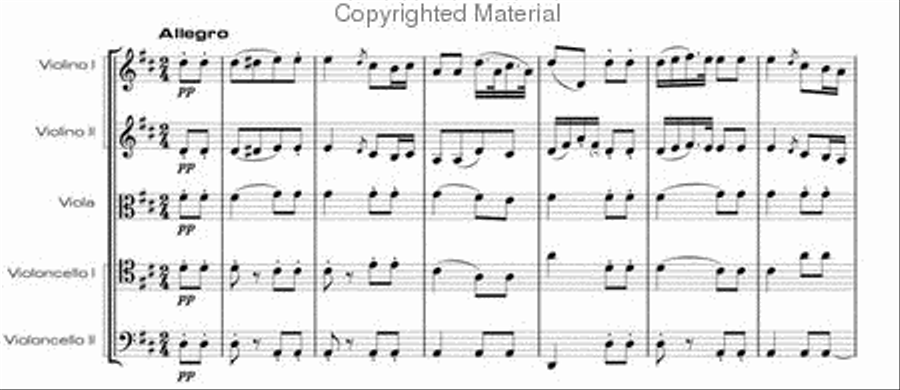 Quintet in D major G353 Quintet in D major G353 String Quintet scores gallery preview page 5