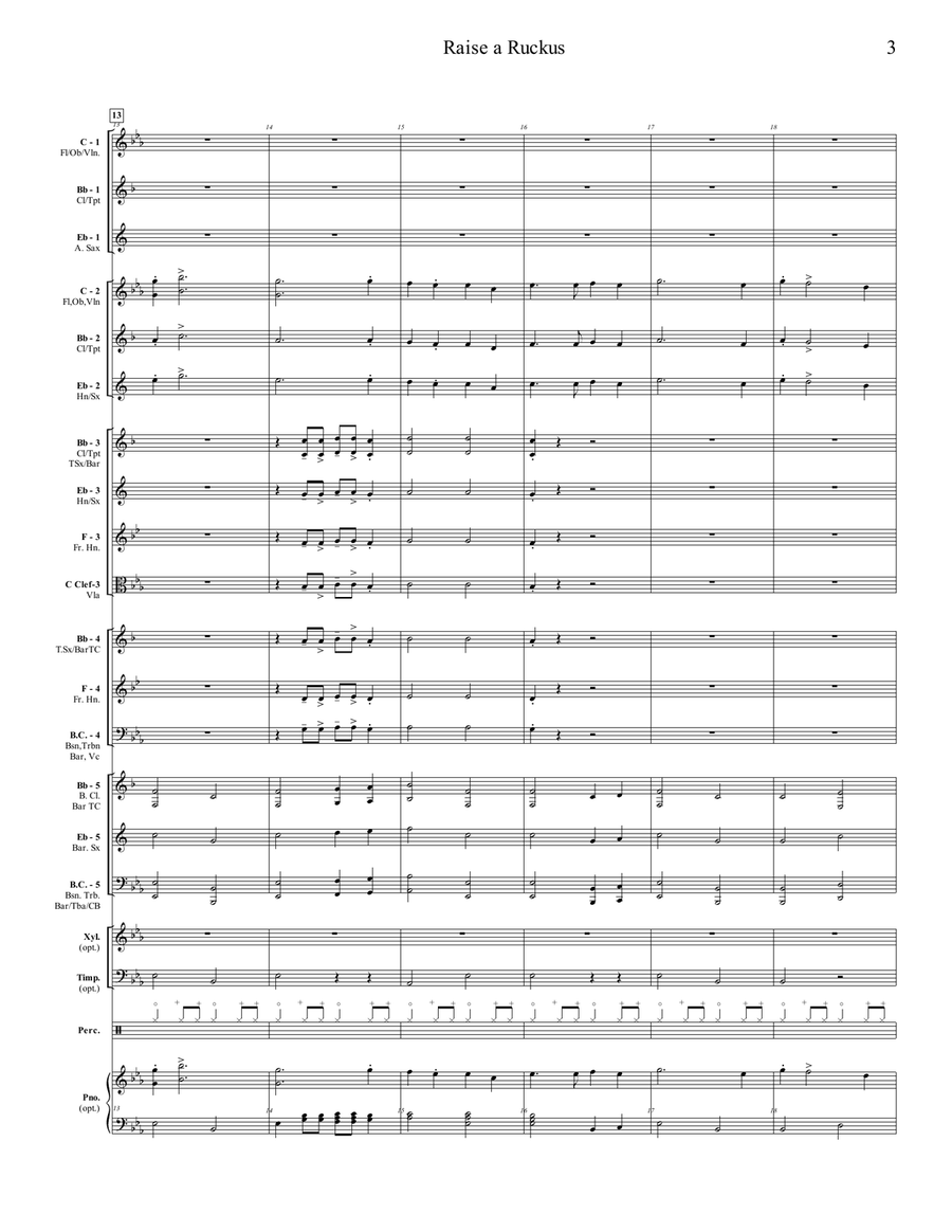 Raise a Ruckus Large Ensemble scores gallery preview page 3
