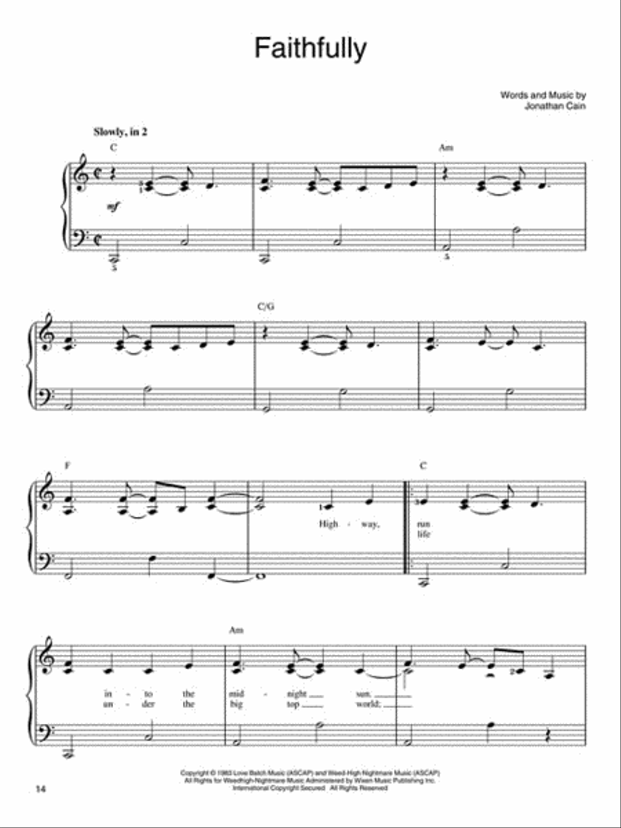 Beautiful Pop Ballads for Easy Piano Easy Piano scores gallery preview page 3