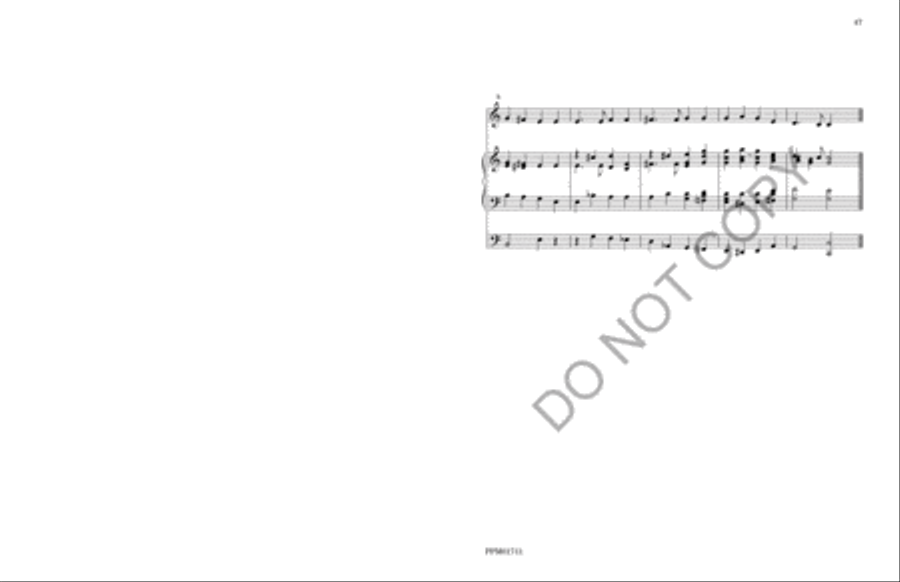 Twenty-five Organ Accompniments for Unison Hymn Singing Unison Choir scores gallery preview page 50