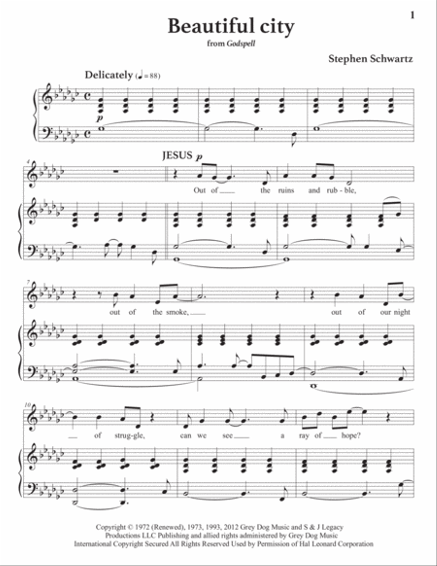 Beautiful City Voice scores gallery preview page 2