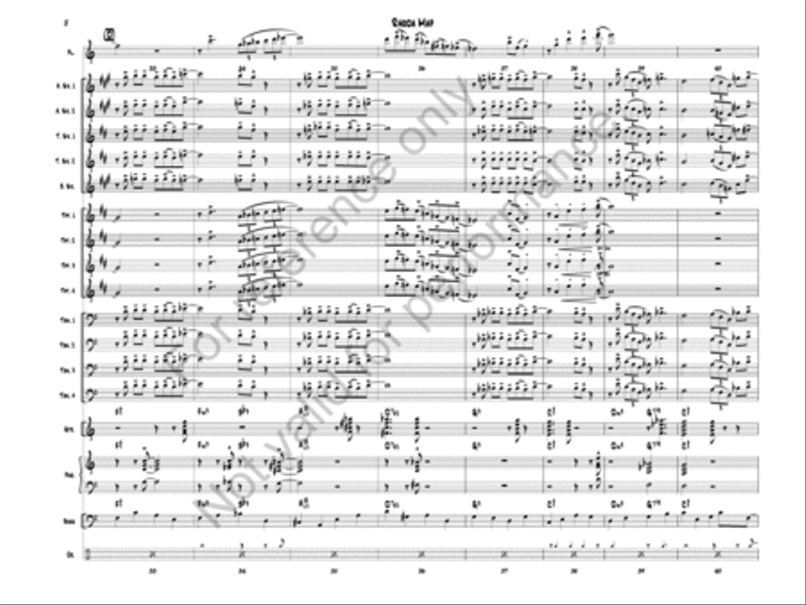 Rhoda Map Jazz Ensemble scores gallery preview page 7