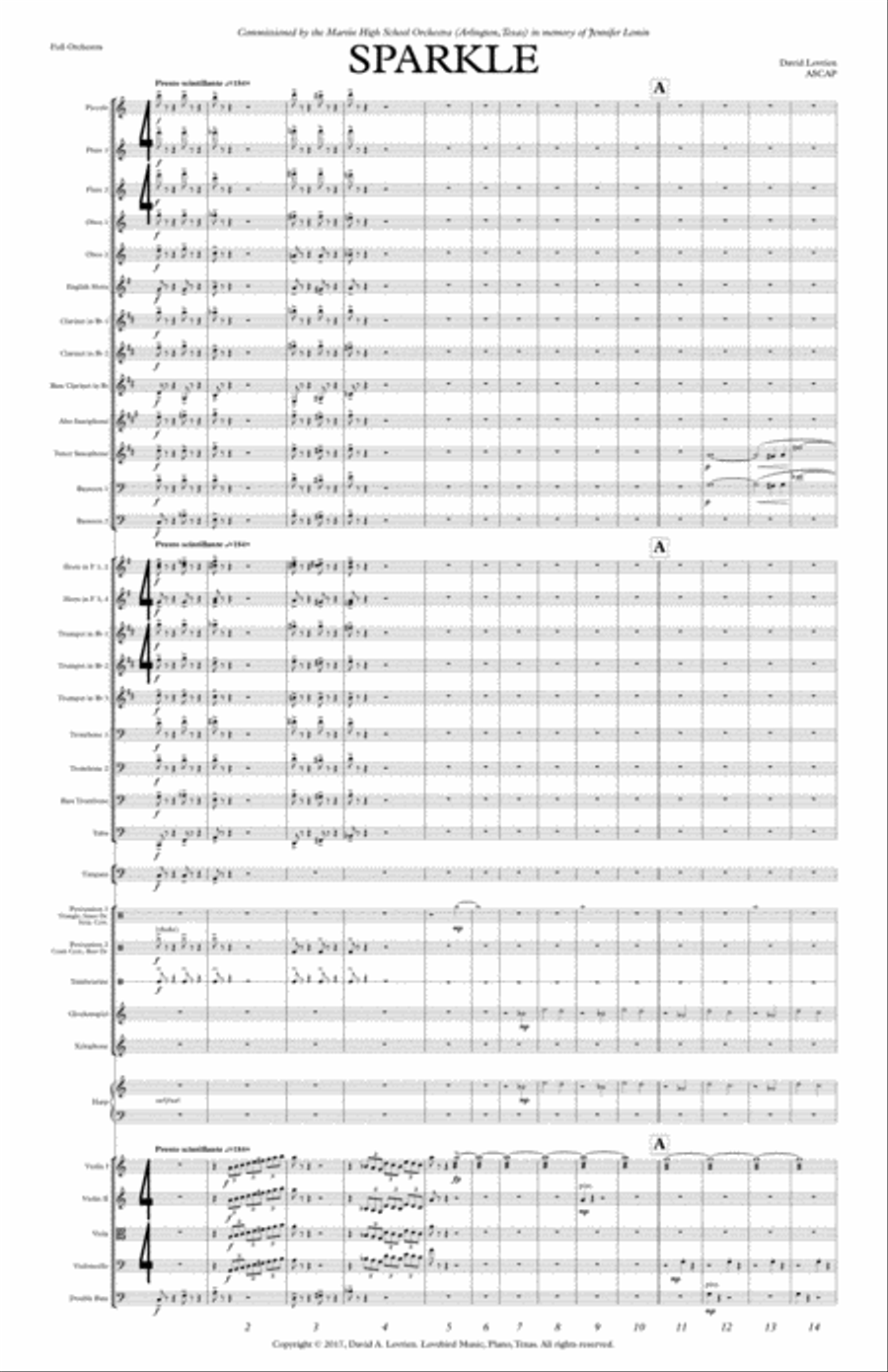 Sparkle Sparkle Full Orchestra scores gallery preview page 4