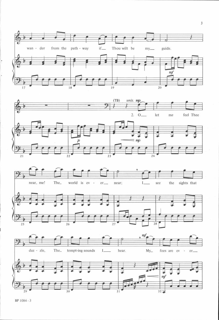 O Jesus, I Have Promised - Hurlbutt 4-Part scores gallery preview page 3
